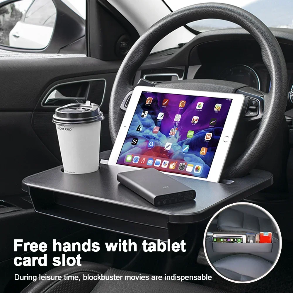 Desk Setup Laptop - Support de Table Multifonctionnel pour Voiture