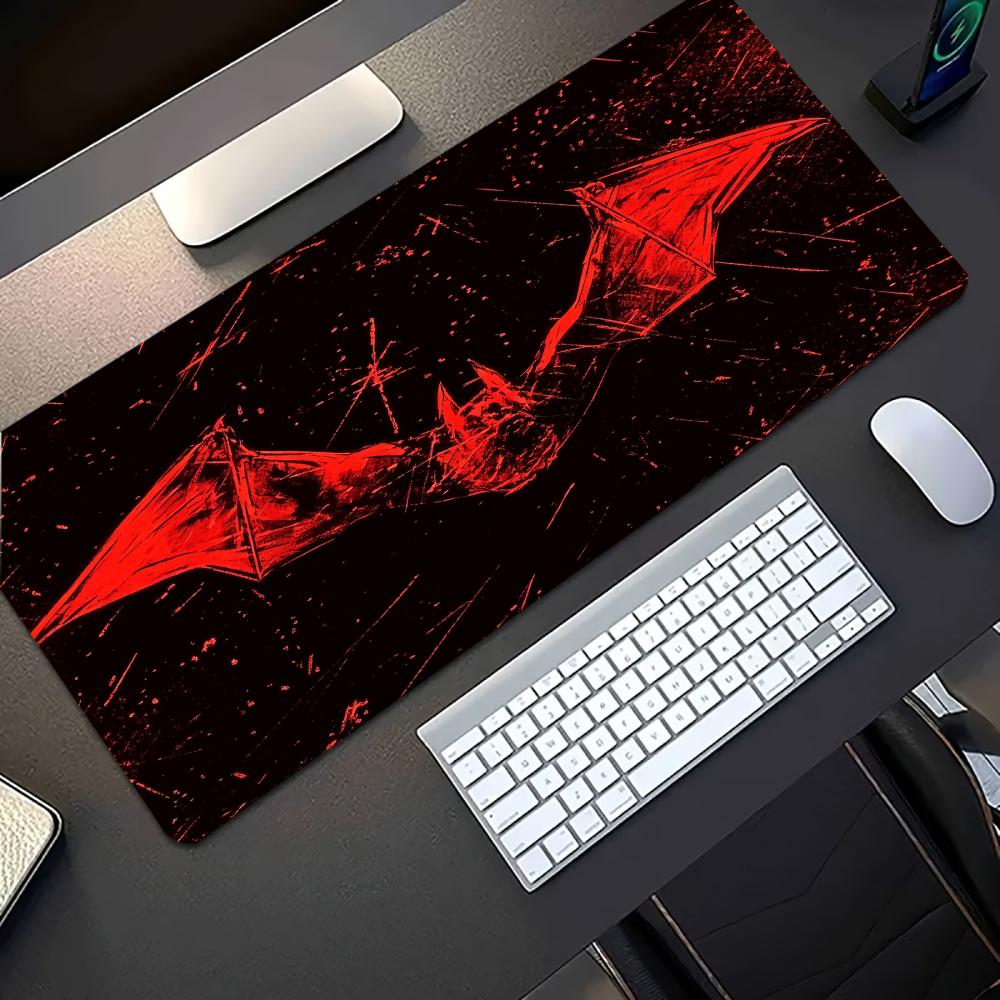 Desk Setup Red - Grand tapis de souris de jeu