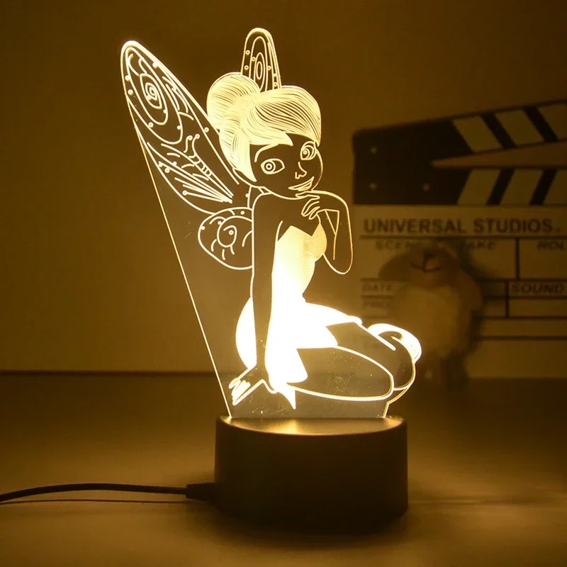 Desk Setup Light - Lampe LED 3D, figurine de princesse