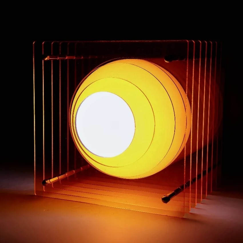 Desk Setup Light - Lampe lunaire en acrylique à mille