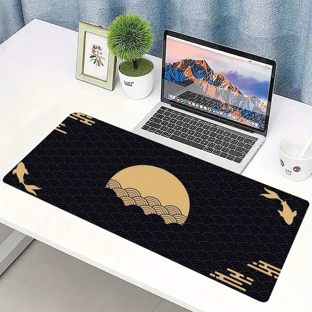 Desk Setup Pc And Laptop - Tapis de souris de jeu étendu