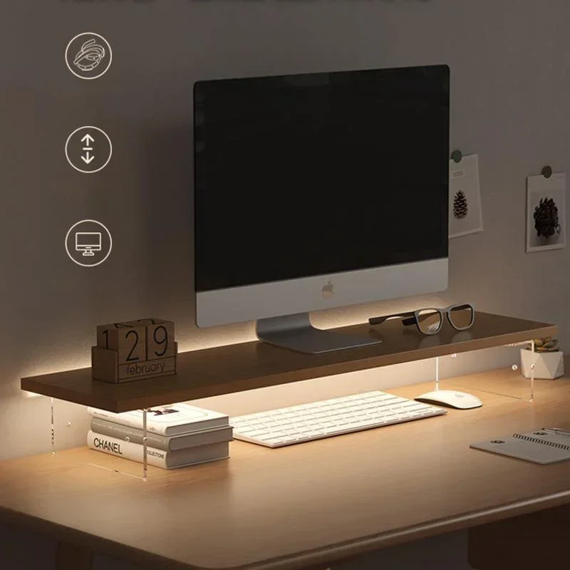 Desk Setup Productivity - Moniteur d'ordinateur de bureau à table