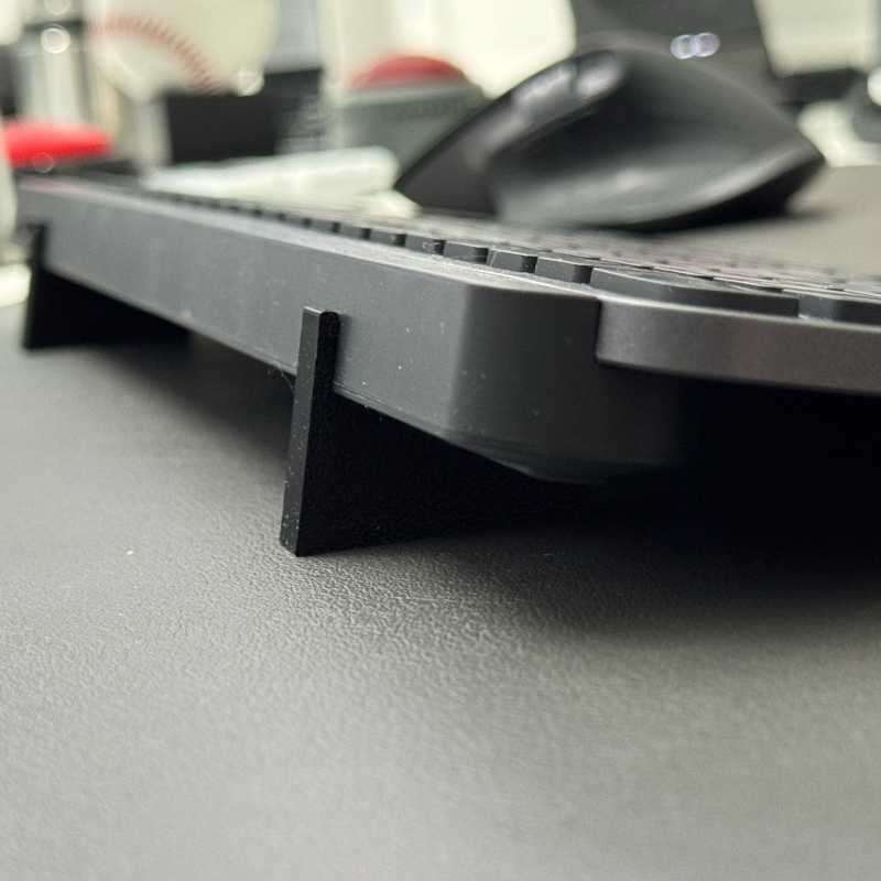 Ergonomic Desk Setup Keyboard - Support de clavier ergonomique surélevé, pour