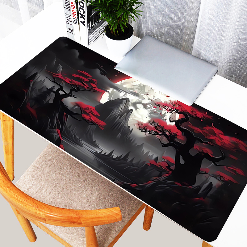 Desk Setup Red - Tapis de souris accessoires de jeu