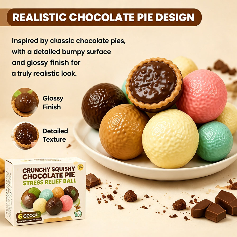 Desk Setup Gadgets - Bloc sphérique de tarte au chocolat