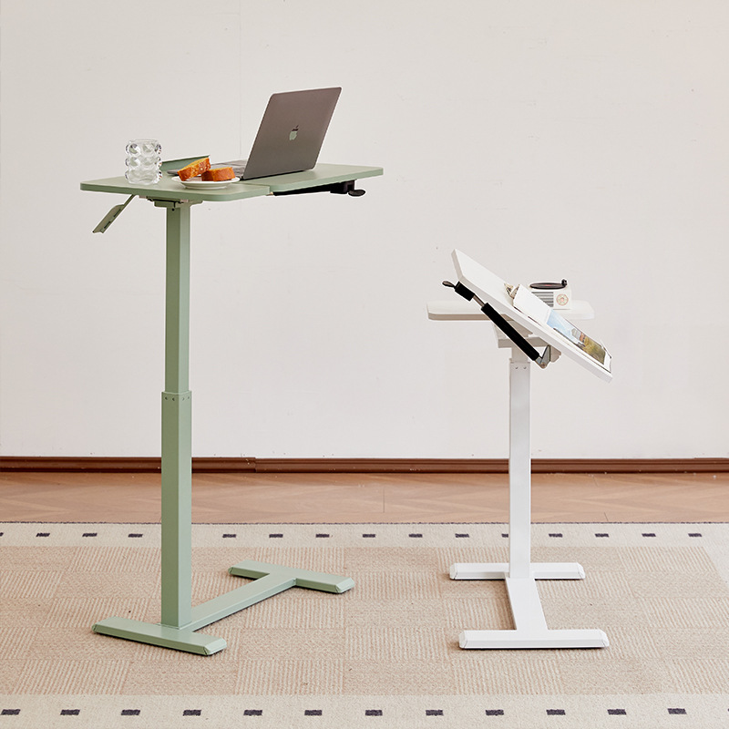 Desk Setup Laptop - Table de bureau latérale à réglage