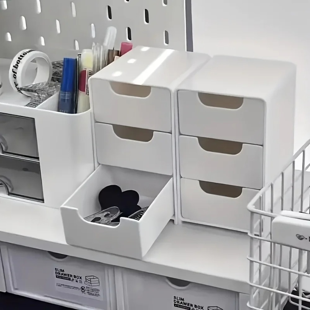 Desk Drawer Unit - Organisateur de bureau chic à 3