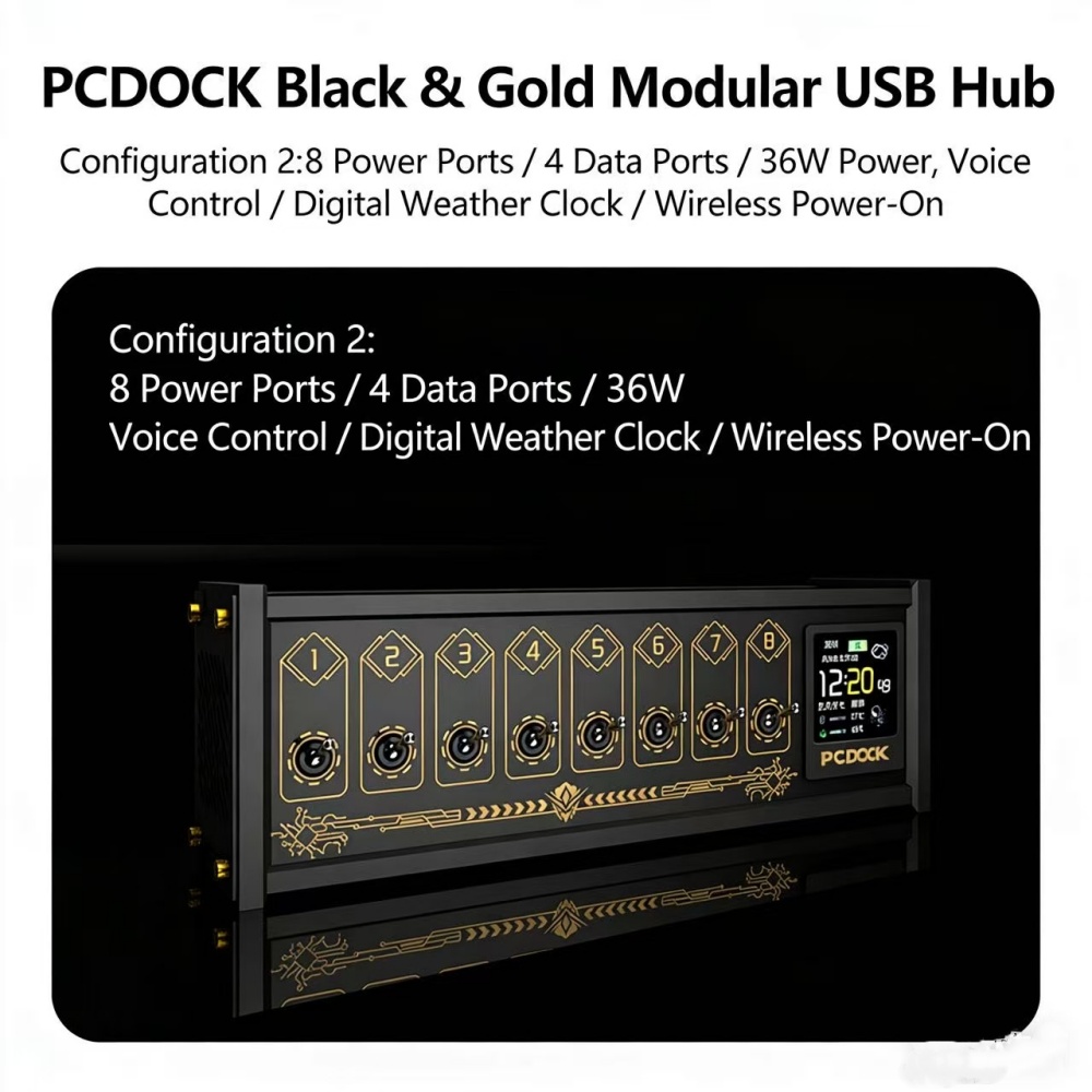Desk Setup Laptop - Bloc d'alimentation USB de bureau PCDOCK