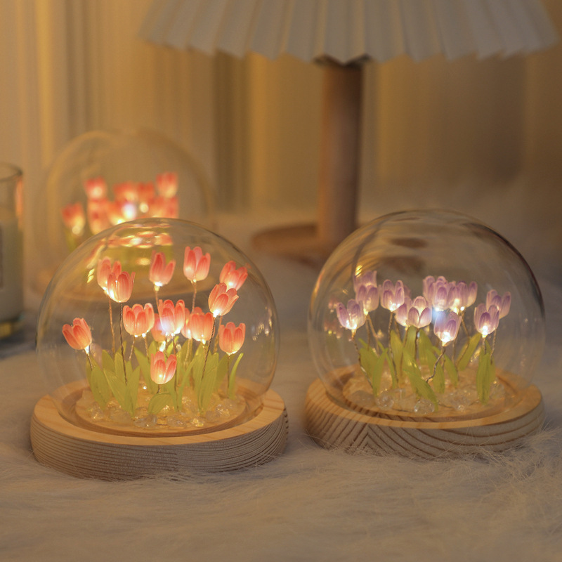 Desk Setup Light - Sac lumineux de nuit tulipe fait