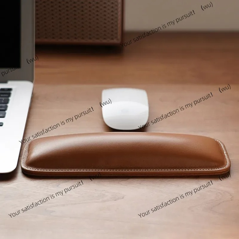 Ergonomic Desk Setup Keyboard - ZOCI-repose-poignet en cuir véritable coussin de