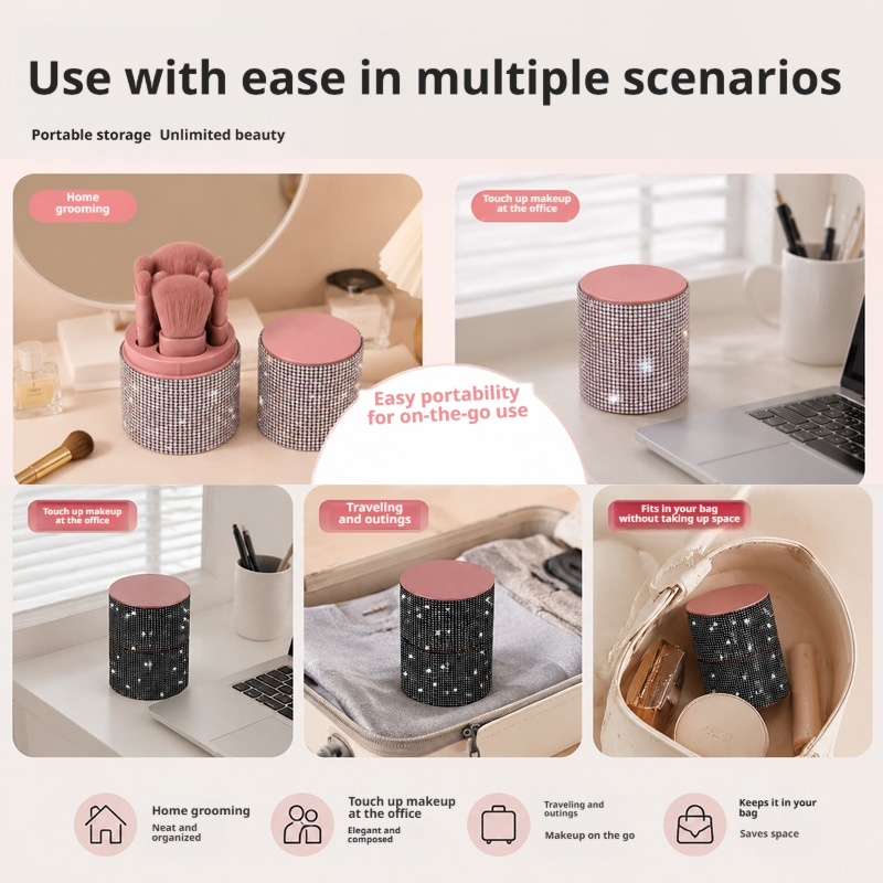 Tube de rangement pour pinceau - Desk Setup Organization avis et prix