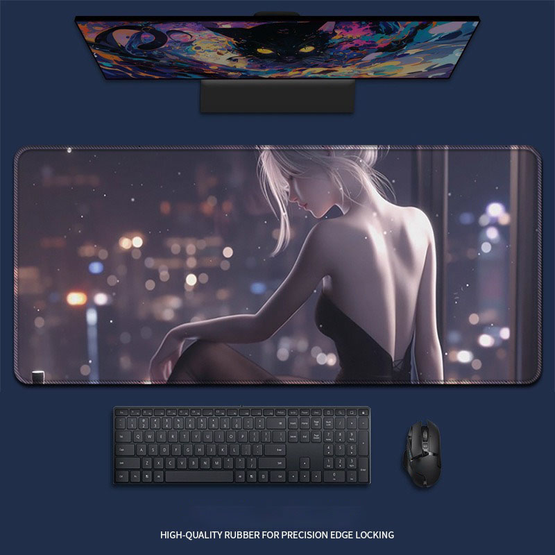 Tapis de Souris Gaming XXL 900 - Desk Setup Red avis et prix