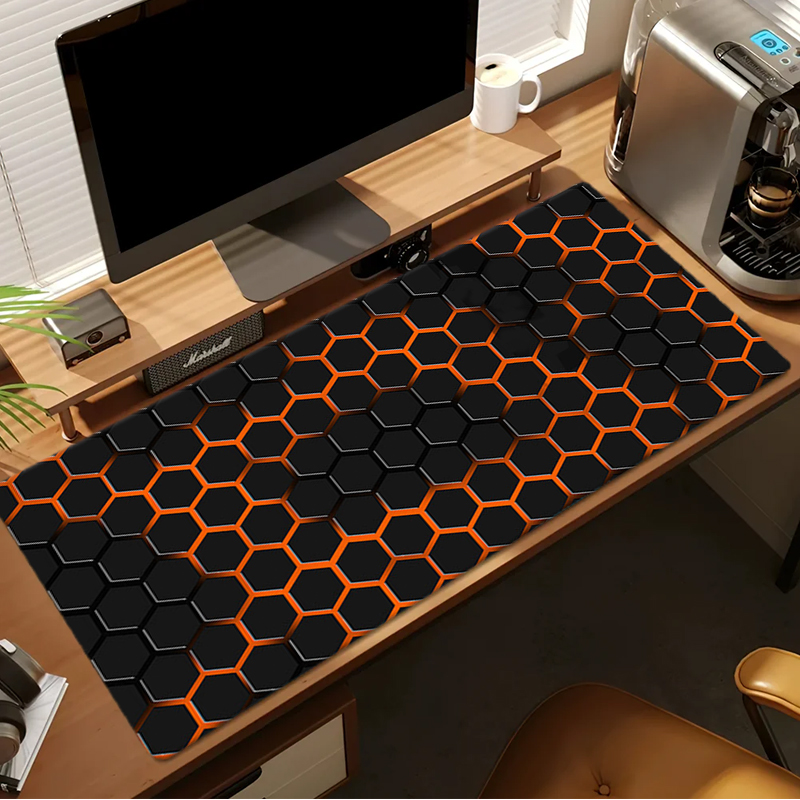 Grand tapis de souris de jeu,  - Desk Setup Red avis et prix