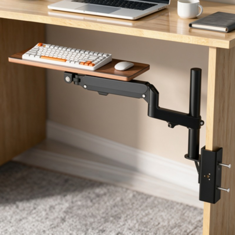 Plateau de clavier sous le bur - Ergonomic Desk Setup Keyboard avis et prix