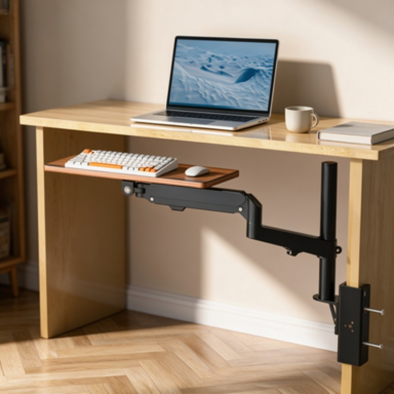 Plateau de clavier sous le bur - Ergonomic Desk Setup Keyboard avis et prix
