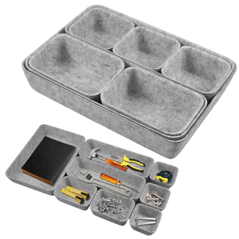 Ensemble de 8 boîtes de rangem - Desk Drawer Unit avis et prix