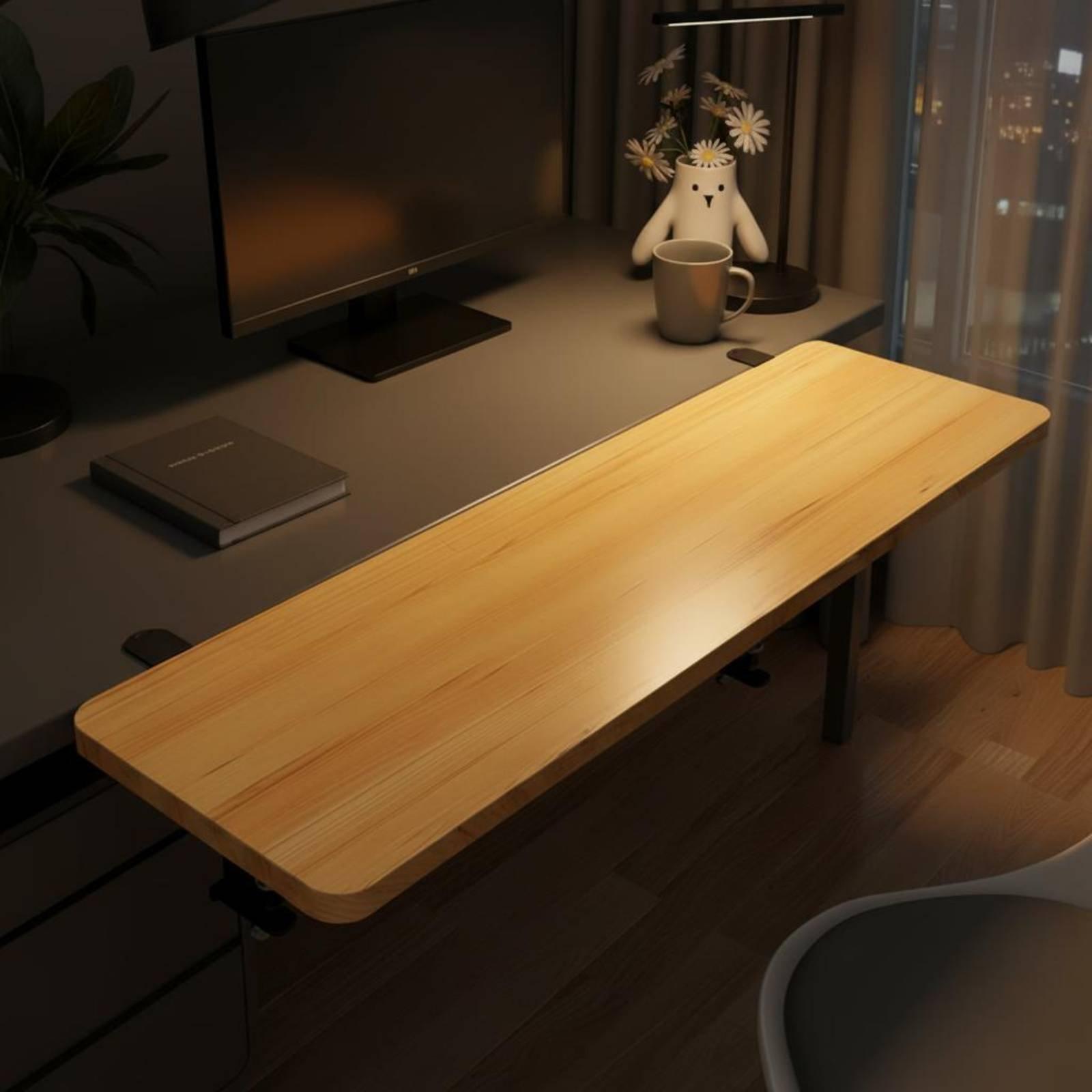 Étagère de bureau pliable, ext - Ergonomic Desk Setup Keyboard avis et prix