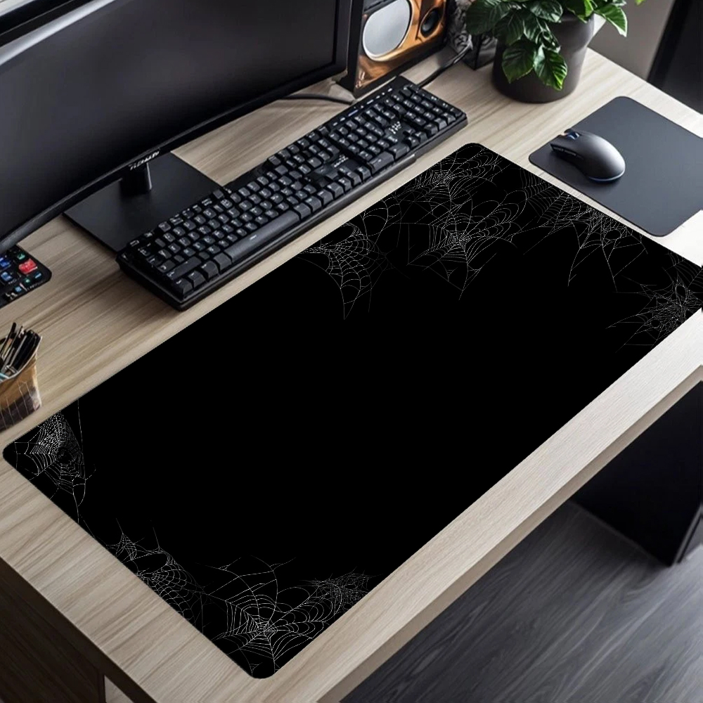 Tapis de souris XXL noir et bl - Desk Setup Pc And Laptop avis et prix