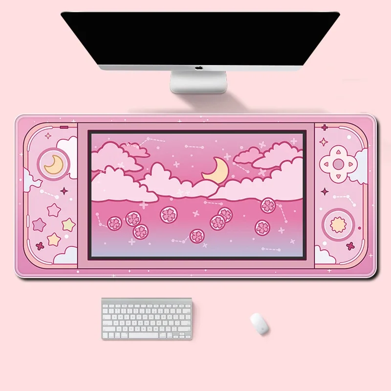 Grand tapis de bureau lune et  - Desk Setup Gadgets avis et prix