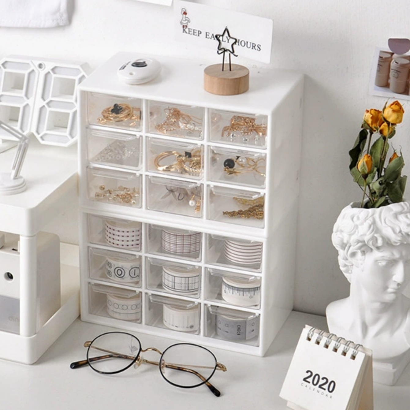 Boîte de rangement de matériau - Desk Drawer Unit avis et prix