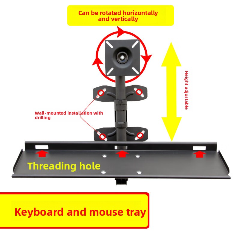 Support mural réglable pour cl - Ergonomic Desk Setup Keyboard avis et prix