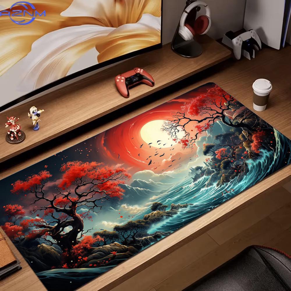 Tapis de souris en caoutchouc  - Desk Setup Red avis et prix