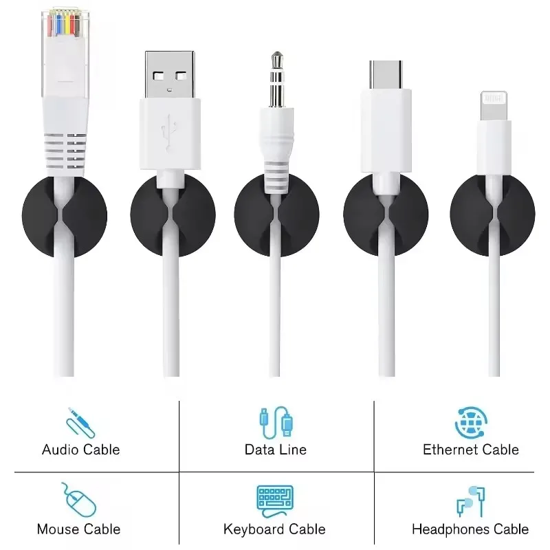 Clips de fixation pour câbles  - Desk Setup Organization avis et prix