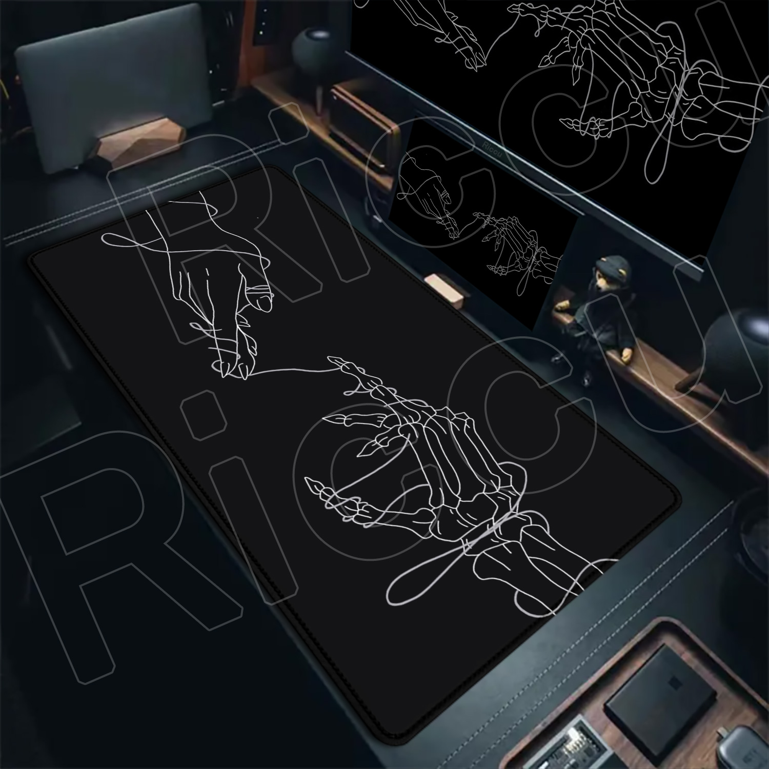 Grand tapis de souris gothique - Desk Setup Pc And Laptop avis et prix