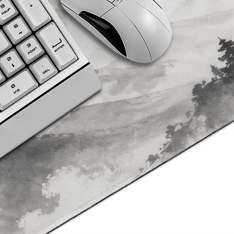 Tapis de souris Ink Mountain R - Desk Setup Red avis et prix