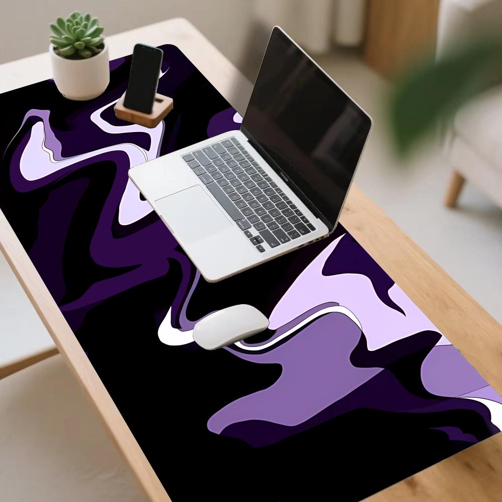 Tapis de jeu XXL violet et noi - Desk Setup Gadgets avis et prix