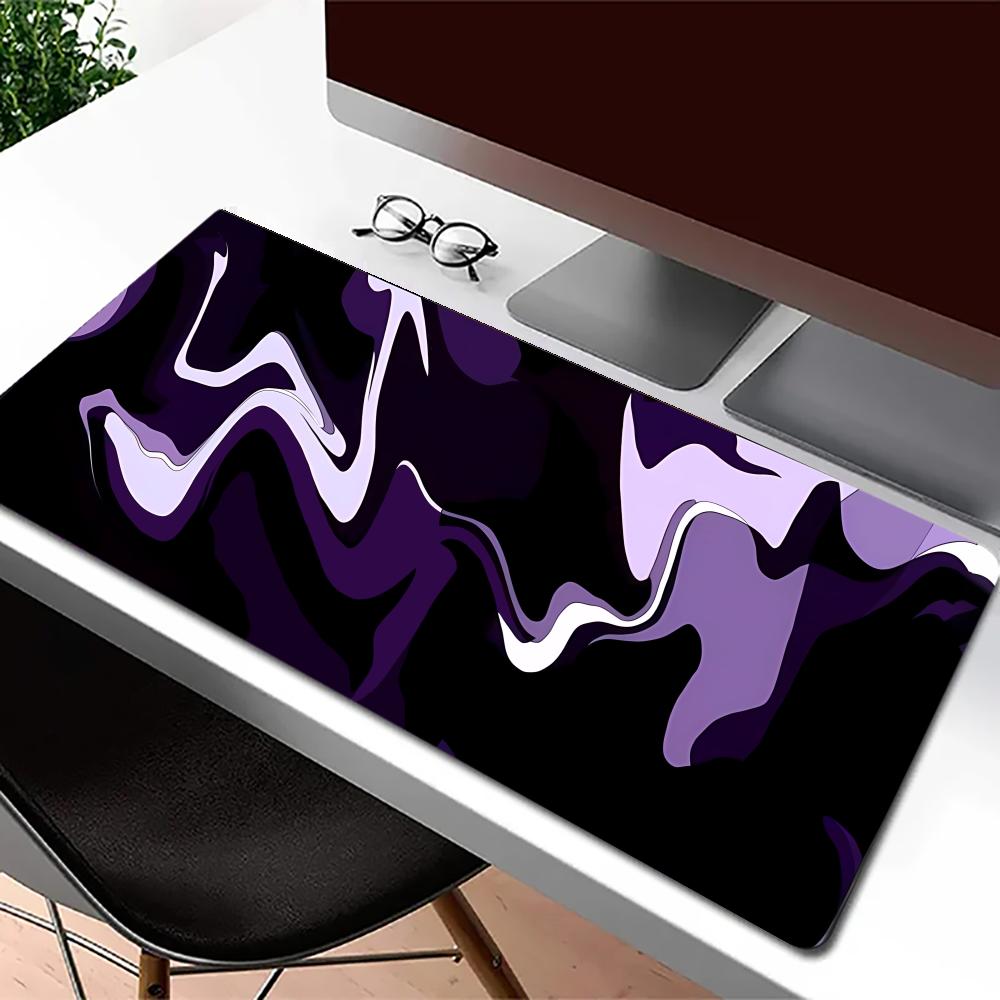 Tapis de jeu XXL violet et noi - Desk Setup Gadgets avis et prix